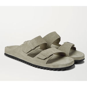 Officine Creative Agora 002 Otter Suede Slide Sandals 47 US 14 Birkenstock 1774